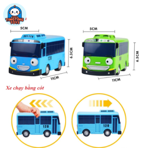 Xe Buýt Đồ Chơi Mini Chạy Bằng Cót