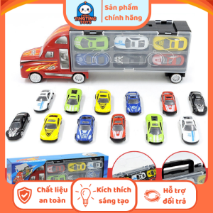 Xe Tải Đồ Chơi Chở Ô Tô Mini