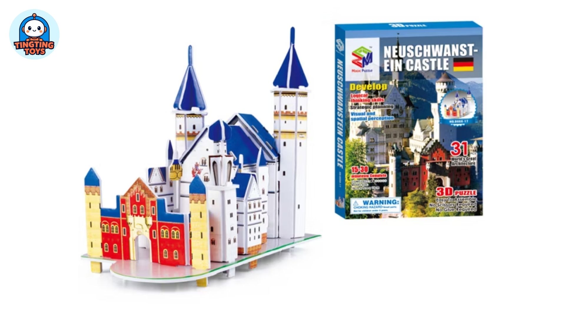 Đồ chơi thông minh cho trẻ 10 tuổi - Bộ ghép hình 3D Puzzle