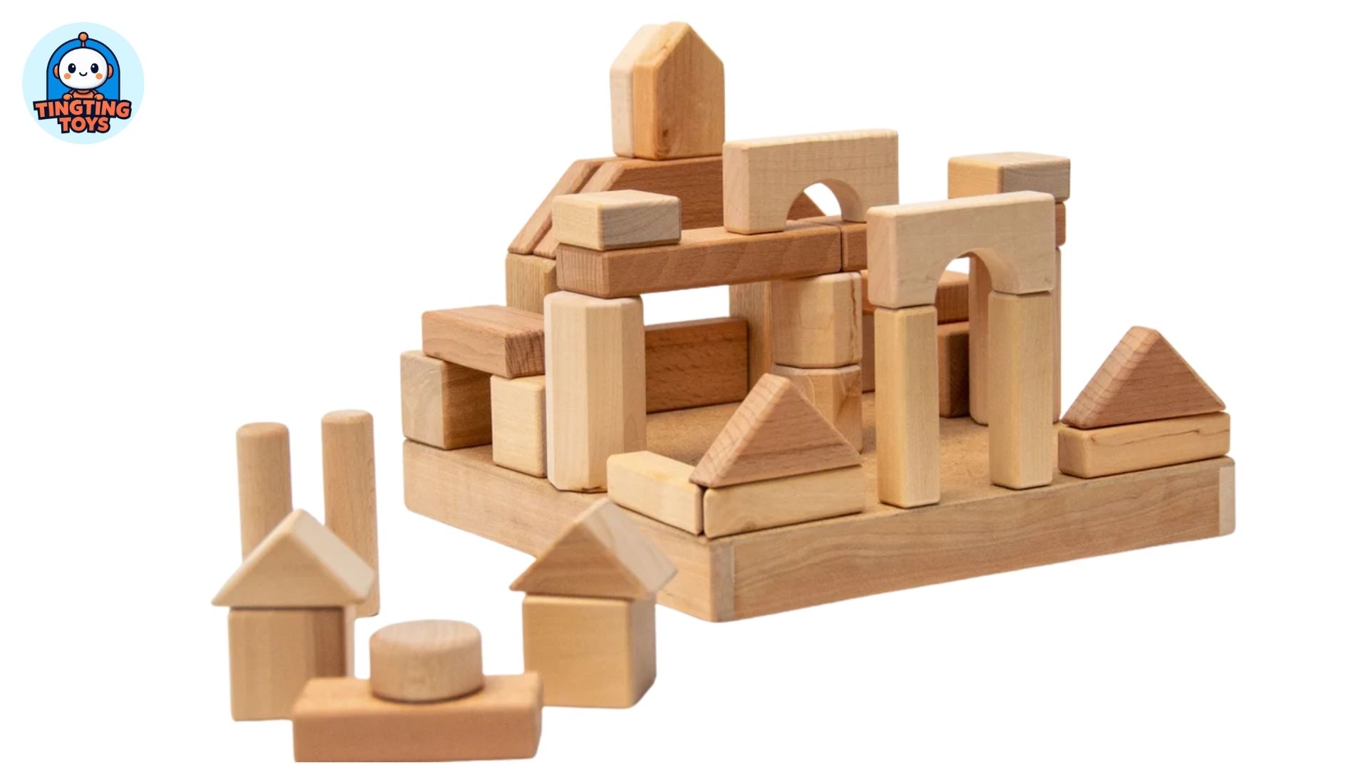 Wooden Stacking Blocks Set