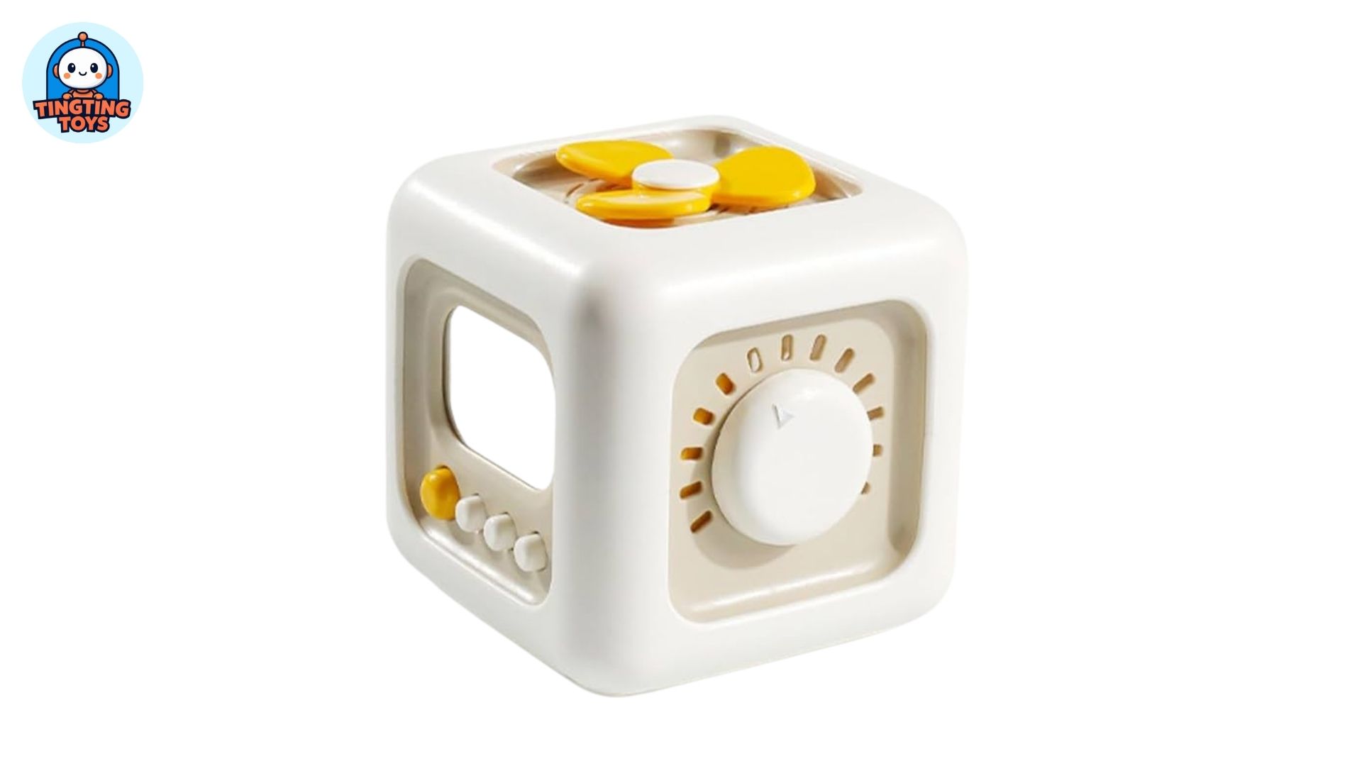 6-in-1 Montessori Cube Busy Board