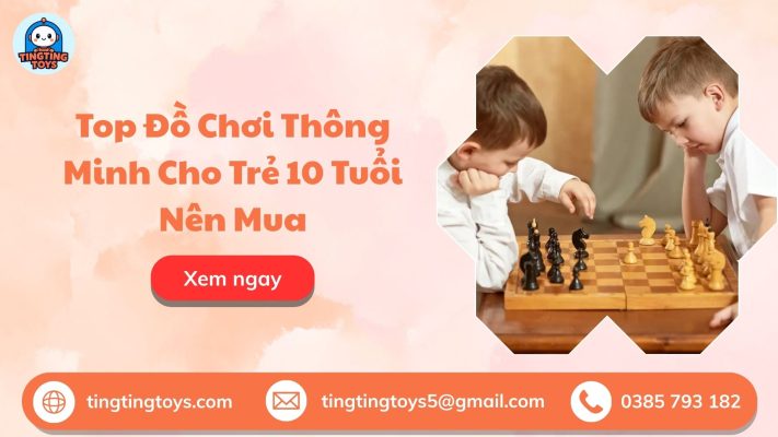 Bìa đồ chơi thông minh cho trẻ 10 tuổi
