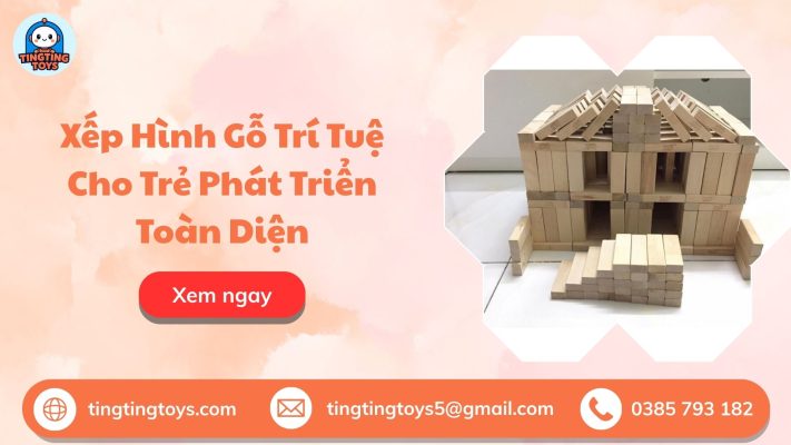 Bìa xếp hình gỗ trí tuệ