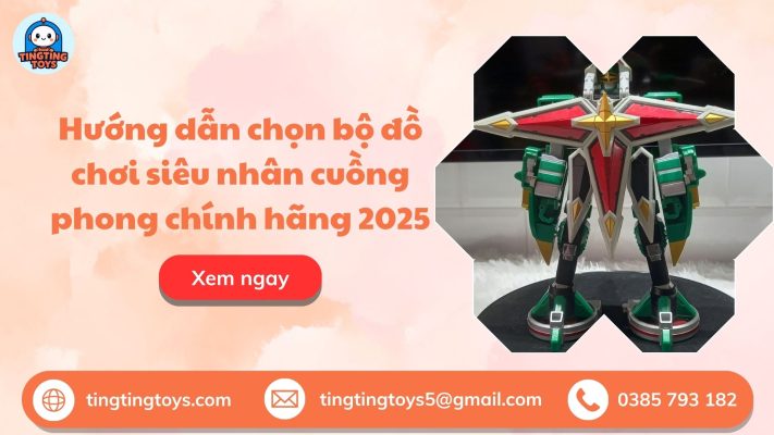 bộ đồ chơi siêu nhân cuồng phong